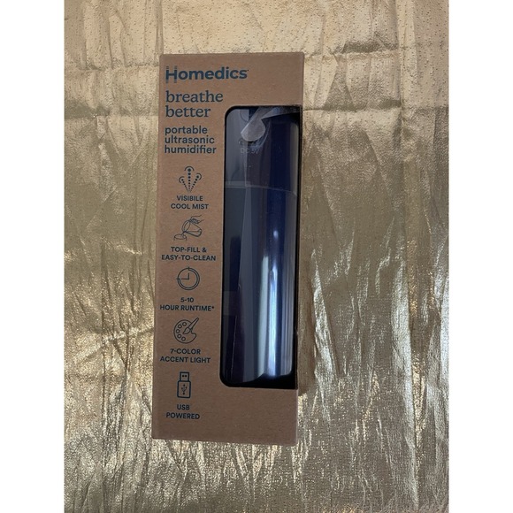 Homedics TotalComfort Rechargeable Portable Ultrasonic Humidifier - Picture 1 of 1